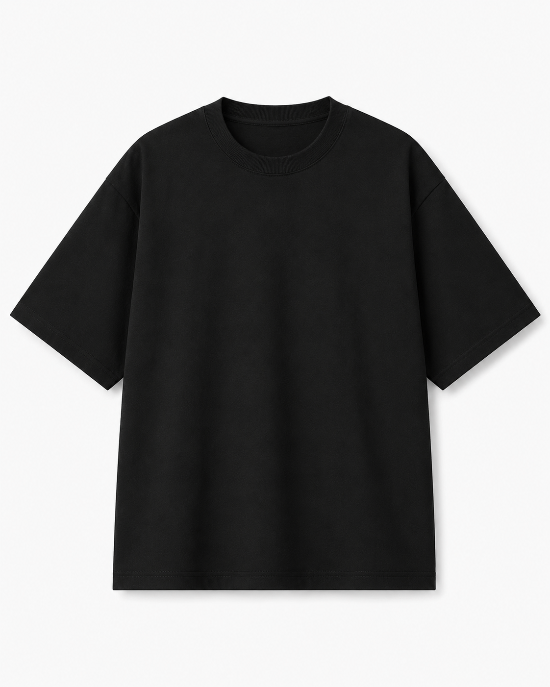 Heavyweight Black(plain front-T) Back Red TL