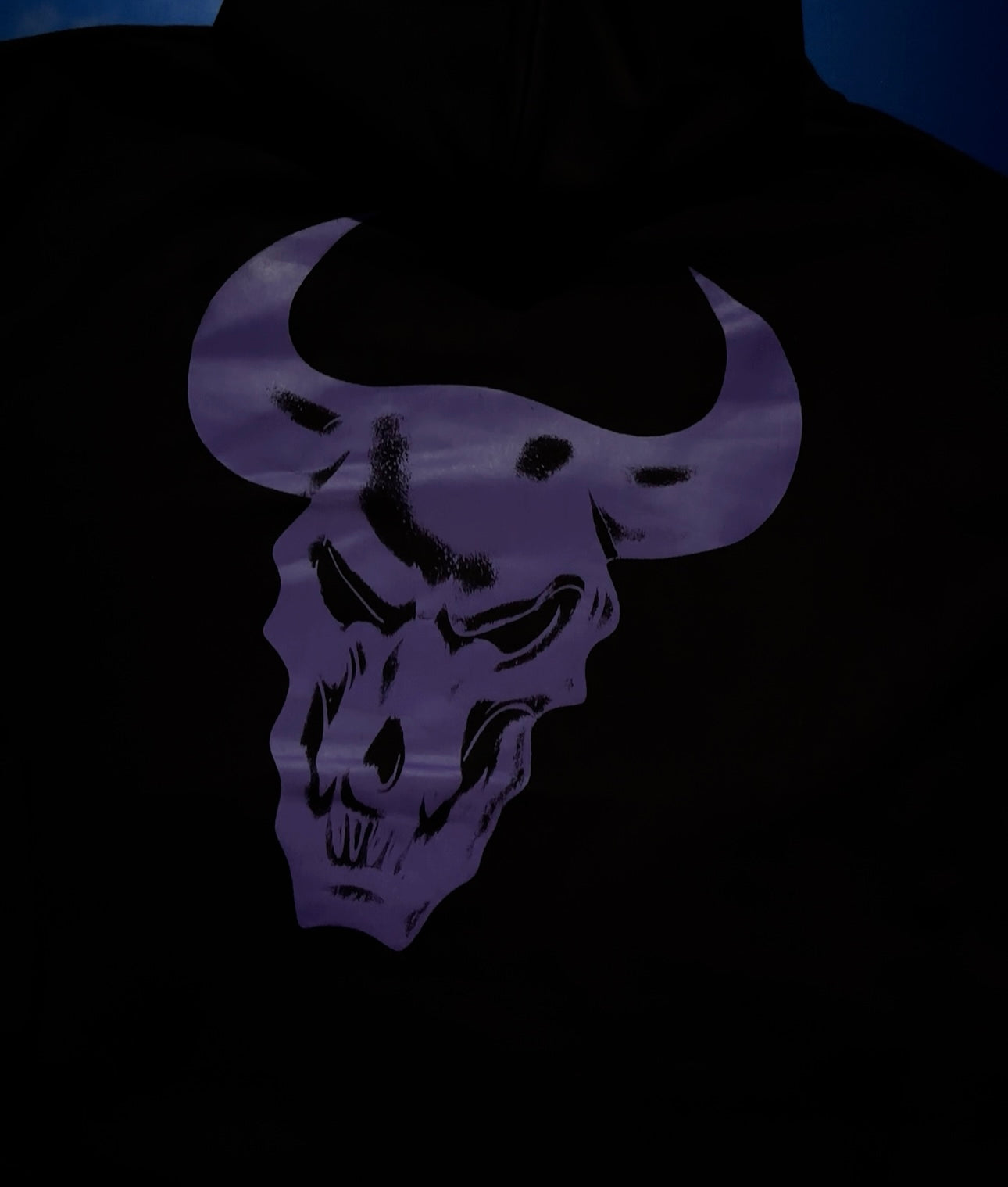 Ultra Heavyweight No
Drawstring Hoodie (Purple bull)